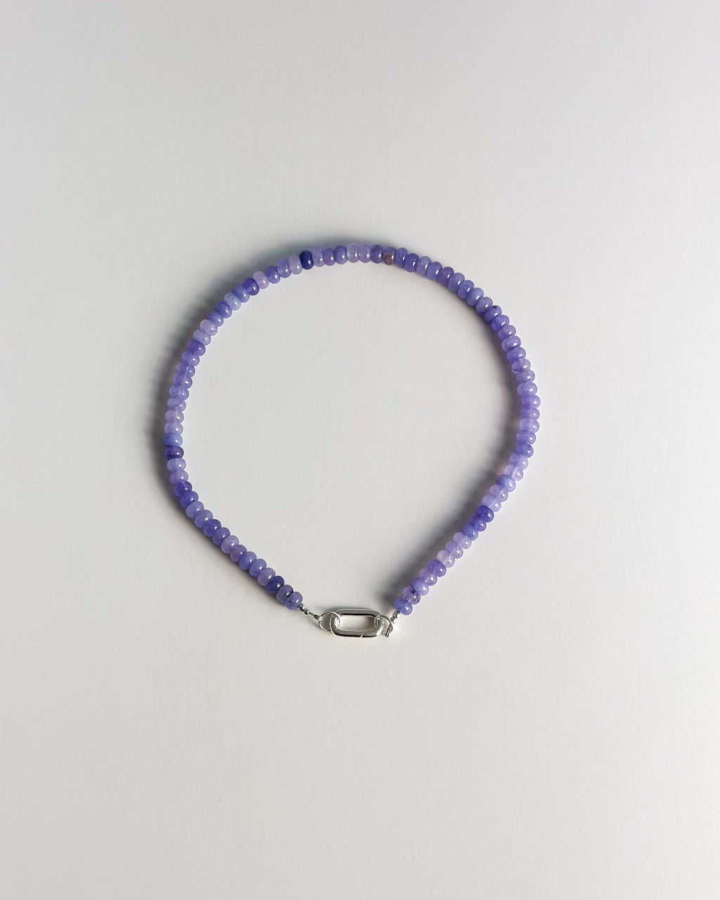 Jade lavender necklace