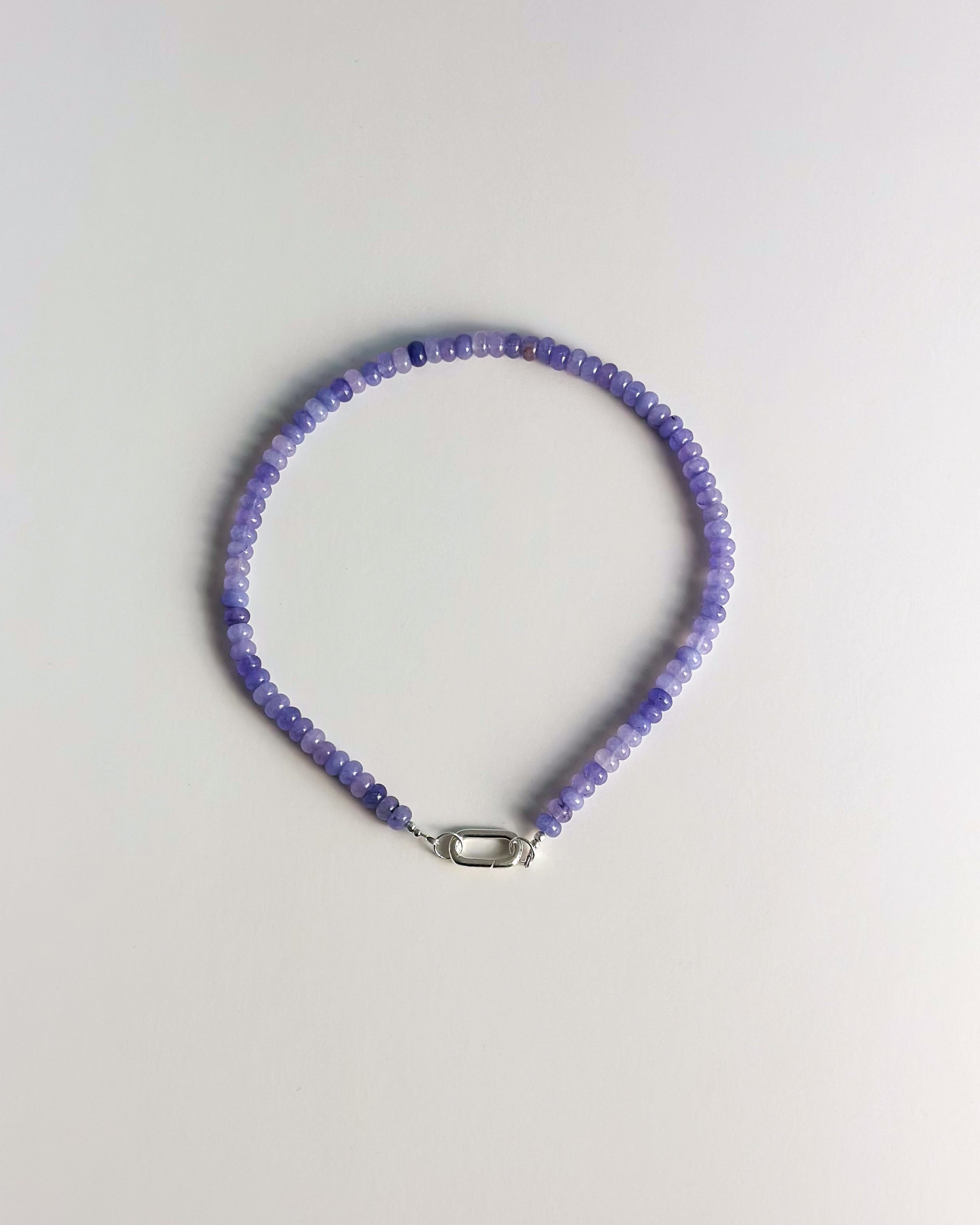 Jade lavender necklace