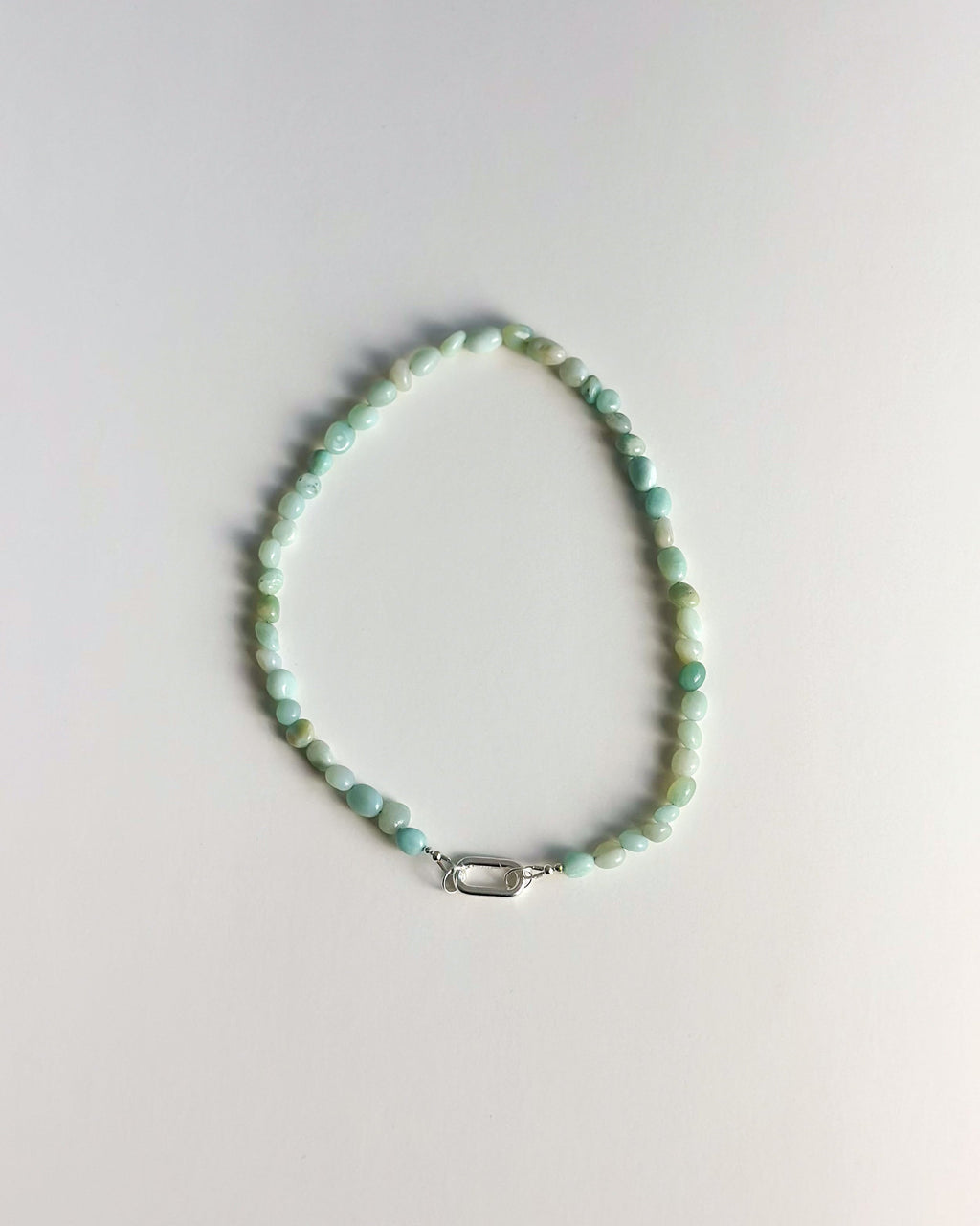 Jade moss necklace