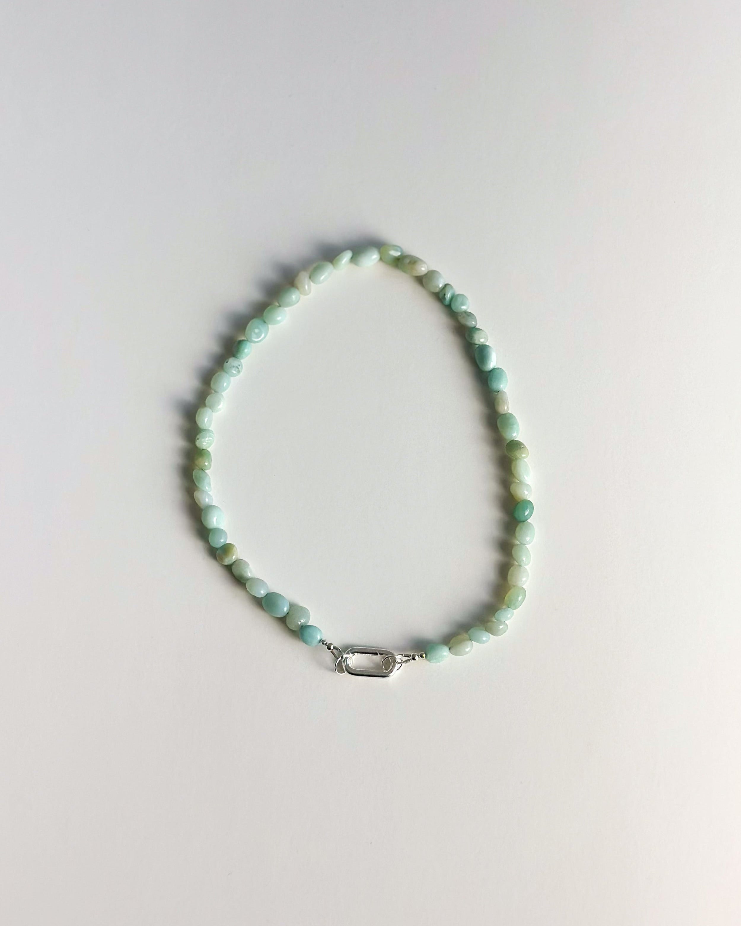 Jade moss necklace